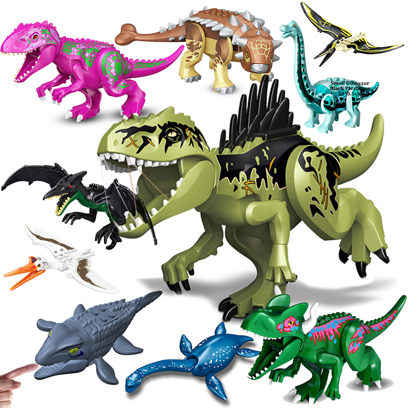 Lego Minifigure Holder - Jurassic dinossauro mundo brutal raptor t-rex