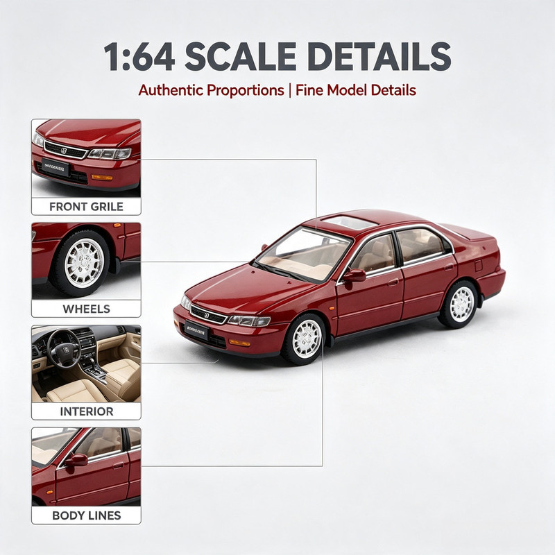 Xcartoys 1/64 Honda Accord Gen - Die Cast Car 1 64 avaliação e preço