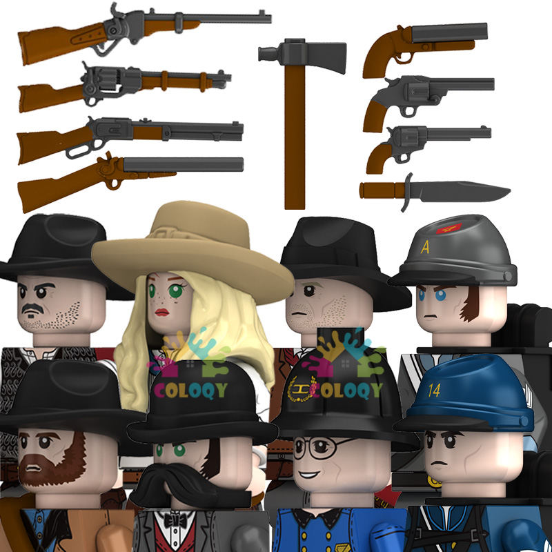 Crianças brinquedos cowboy blo - Lego Minifigure Holder avaliação e preço