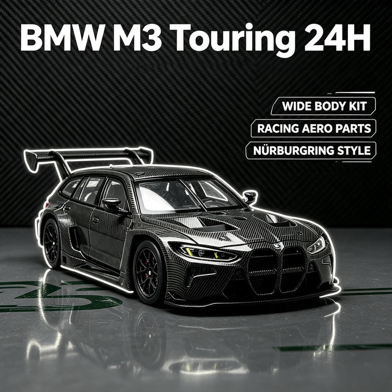 JiCar 1/64 BMW M3 Touring 24H  - Die Cast Car 1 64 avaliação e preço