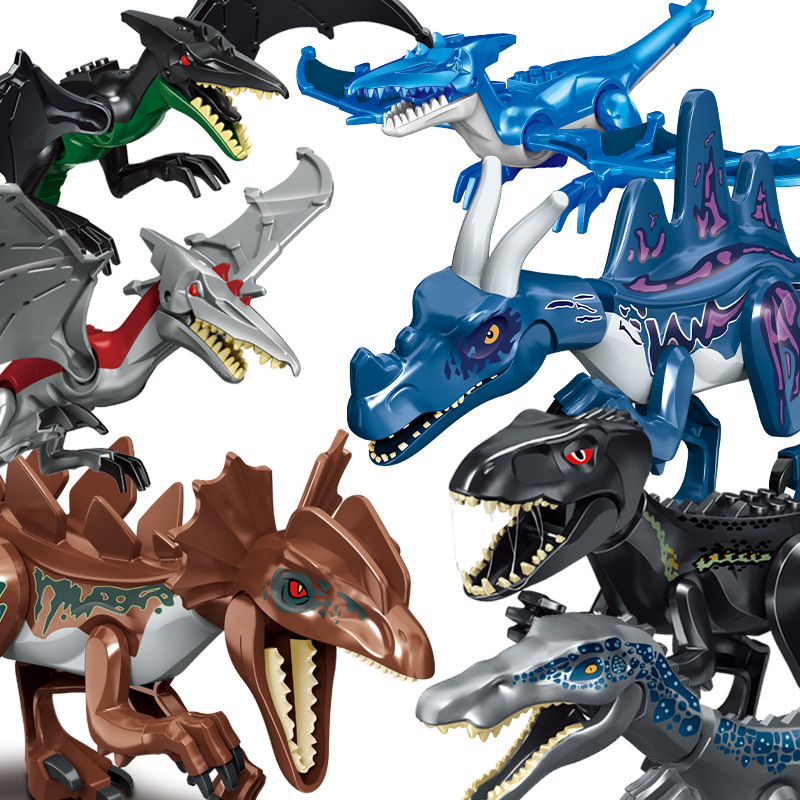 Jurassic dinossauro mundo brut - Lego Minifigure Holder avaliação e preço